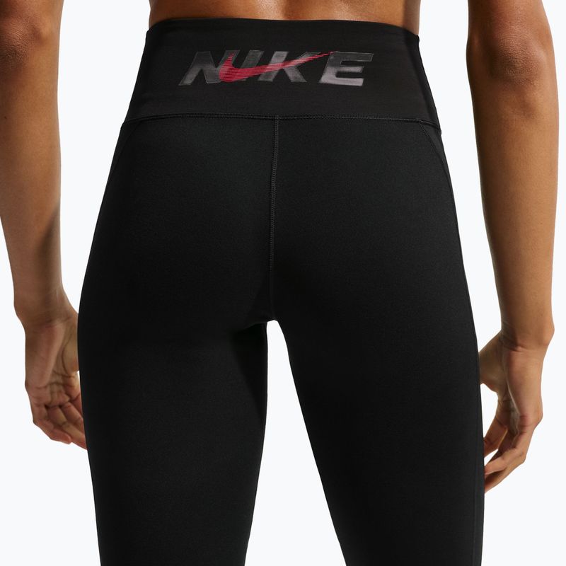 Дамски клин Nike One black/black/university red/white 5