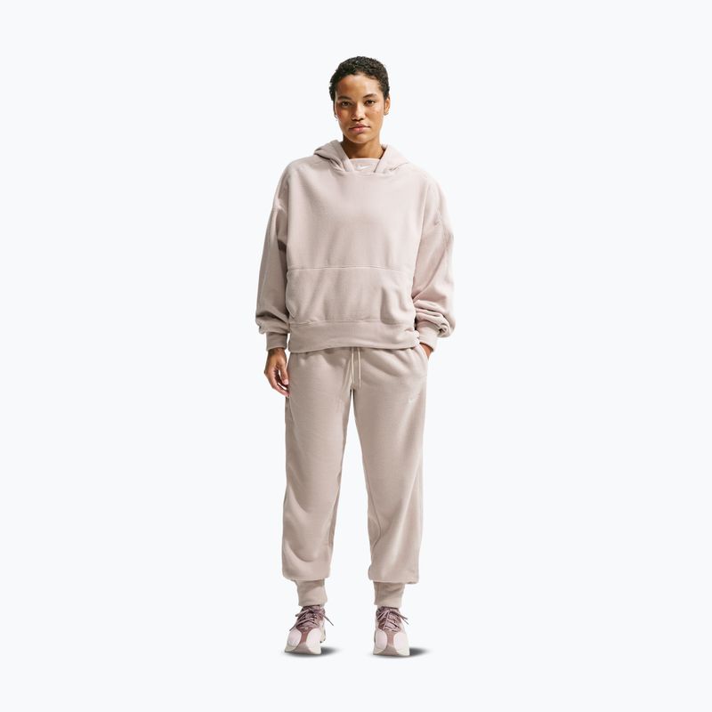 Дамски панталони Nike One Therma-FIT Mid Rise cream ii/white 2
