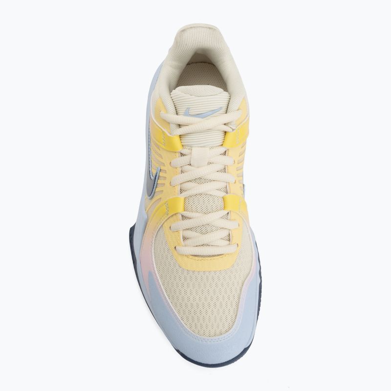 Обувки за волейбол Nike Hyperspeed Court 2 SE coconout milk/diffsed blue/hydrogen blue 5