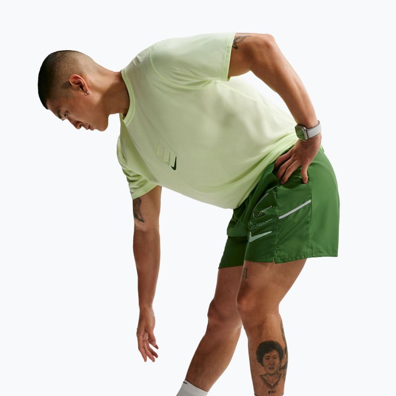 Мъжки шорти за бягане Nike Miler forest green 4