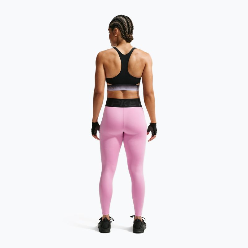Дамски тренировъчен клин Nike Pro Sculpt High-Waisted 7/8 pink rise/black/black 3