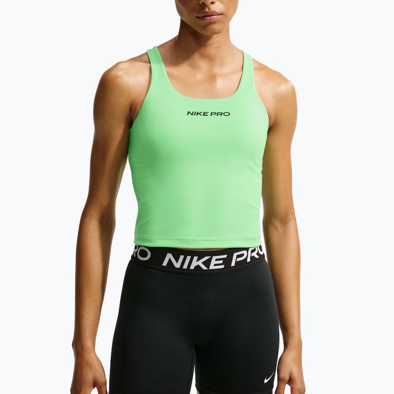 Дамска тренировъчна тениска Nike Pro Sculpt illusion green/cucumber calm/black 3
