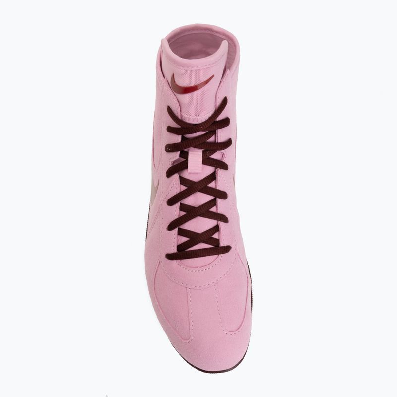 Обувки за борба Nike Footsweep 2 pink rise/univerisity red/mystic dates 5