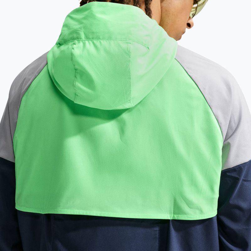Мъжко яке за бягане Nike Impossibly Light Windrunner midnight navy/illusion green/wolf grey 5