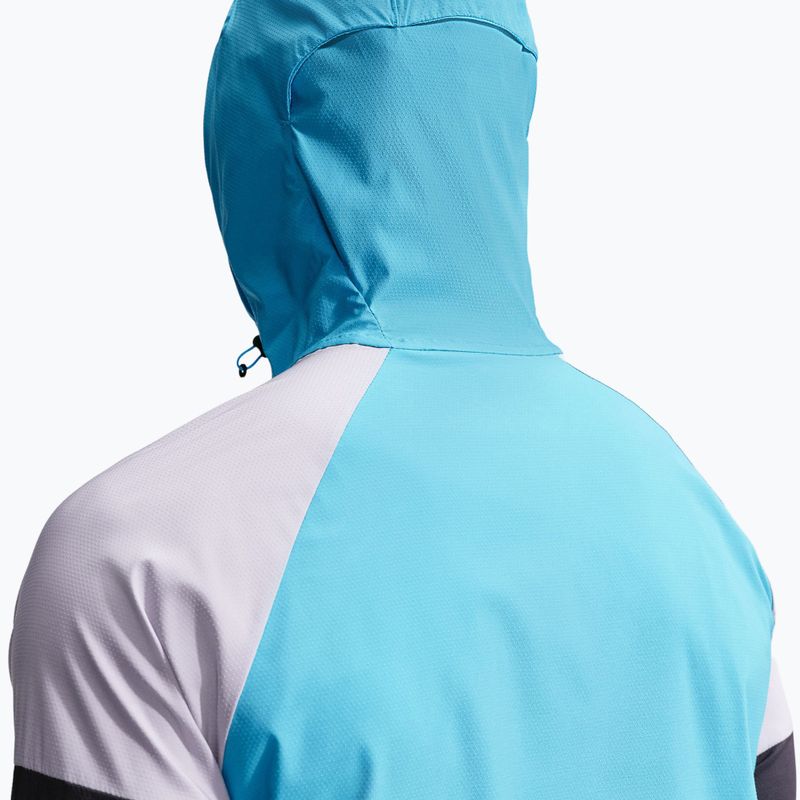 Мъжко яке за бягане Nike Impossibly Light Windrunner black/light current blue/wolf grey 6