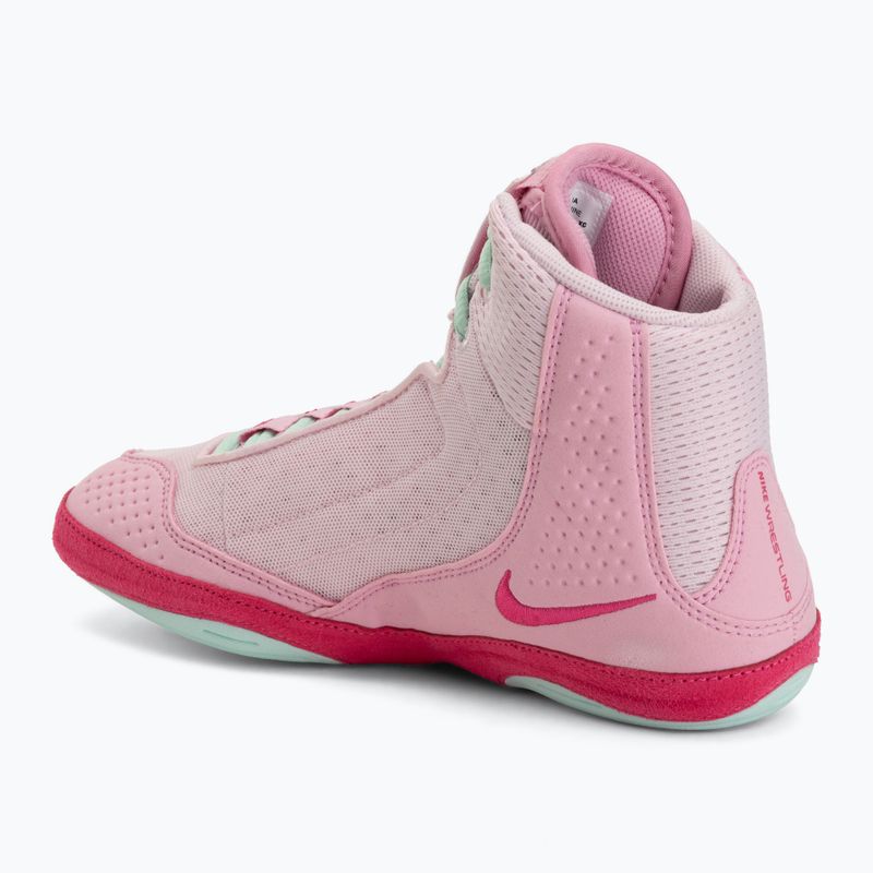 Обувки за борба Nike Inflict 4 pink foam/desert pink/pink rise/rrtic green 3