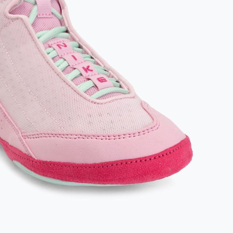 Обувки за борба Nike Inflict 4 pink foam/desert pink/pink rise/rrtic green 7