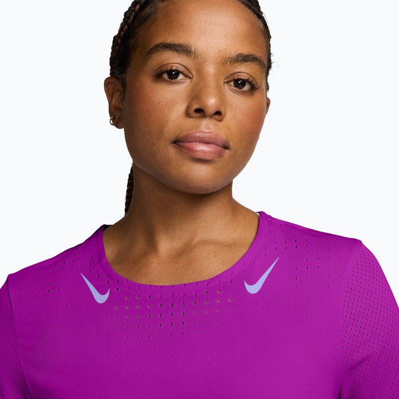 Дамска тениска за бягане Nike AeroSwift Dri-Fit ADV vivid purple/purple pulse 3