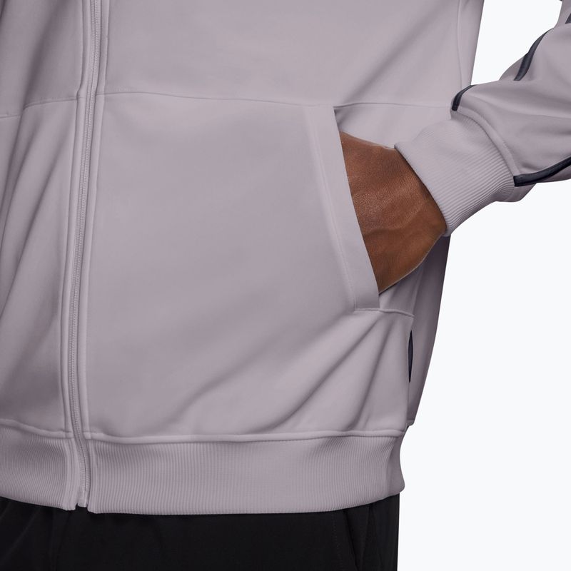 Мъжки суитшърт за тенис Nike Court Heritage silver lilac/gridiron 3