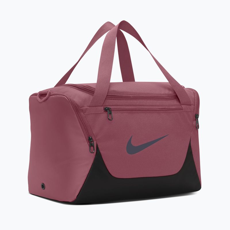 Чанта за тренировка/фитнес Nike Brasilia Duffel Extra Small 24 l pink smoke/black/gridiron 3