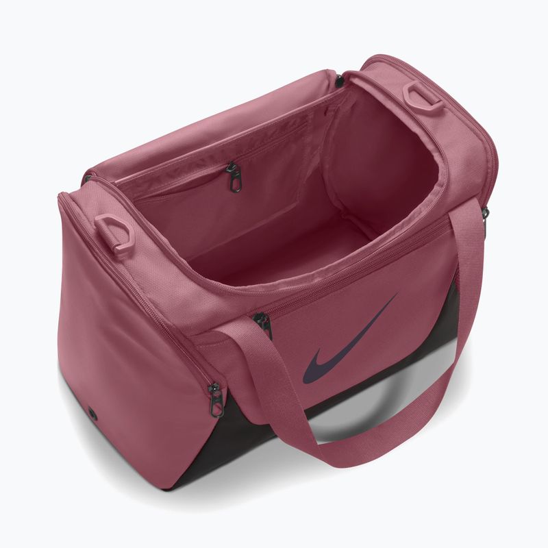 Чанта за тренировка/фитнес Nike Brasilia Duffel Extra Small 24 l pink smoke/black/gridiron 4
