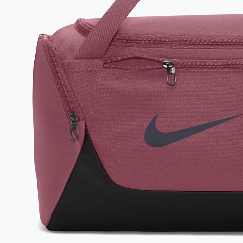 Чанта за тренировка/фитнес Nike Brasilia Duffel Extra Small 24 l pink smoke/black/gridiron 6