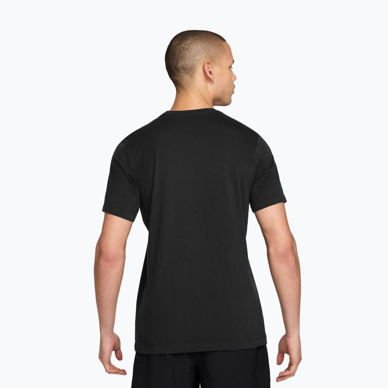 Мъжка тениска за бягане Nike Dri-Fit Running T-Shirt black/bright spruce 2