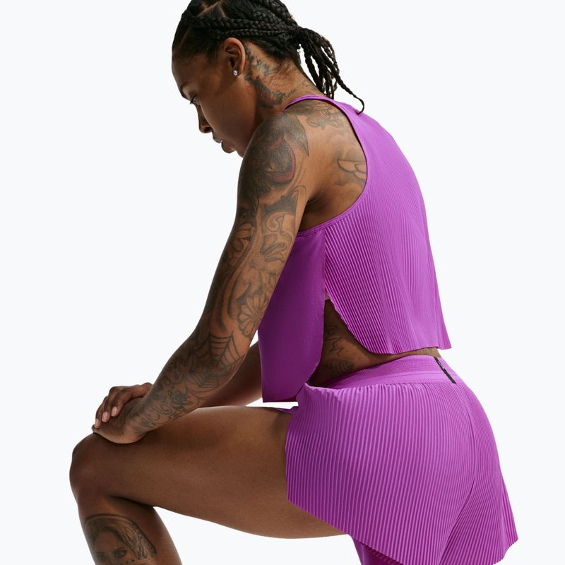 Дамска тениска за бягане Nike AeroSwift Dri-Fit ADV vivid purple/purple pulse 5