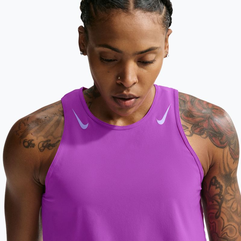 Дамска тениска за бягане Nike AeroSwift Dri-Fit ADV vivid purple/purple pulse 6