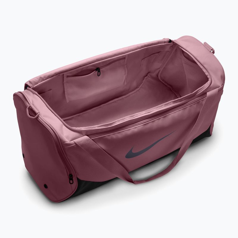 Чанта за тренировка Nike Brasilia 60 l pink smoke/black/gridiron 4