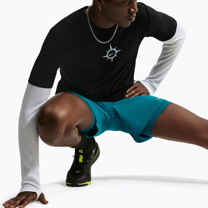 Мъжка тениска за бягане Nike Dri-Fit Graphic black/action grape 6