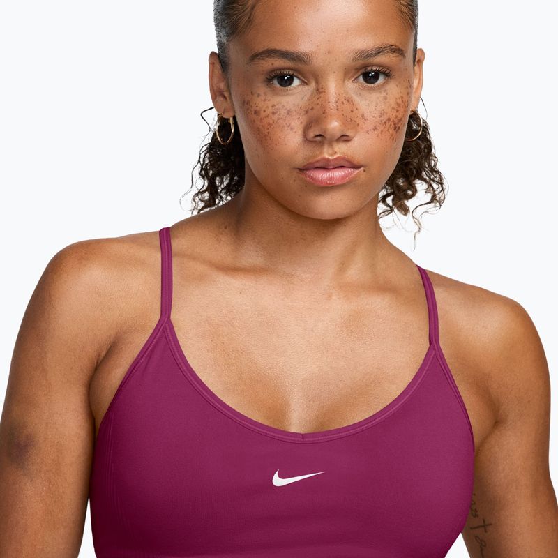 Спортен сутиен  Nike Pro Seamless Light Support true berry/white 3