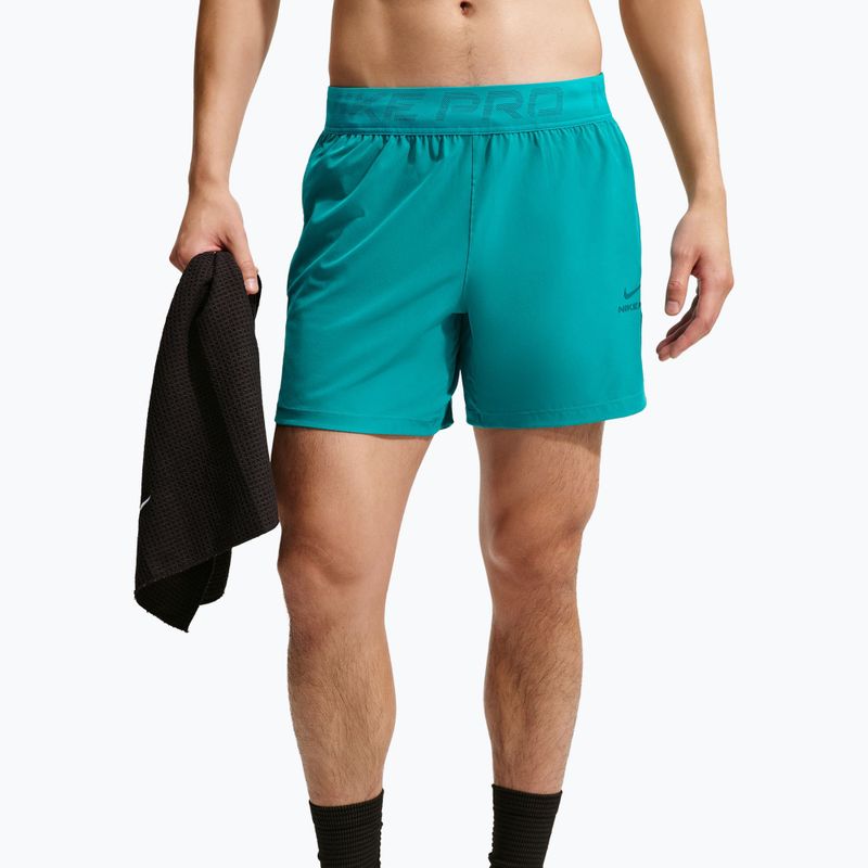 Мъжки шорти Nike Pro Training Dri-Fit 6" energy/bright spruce 4