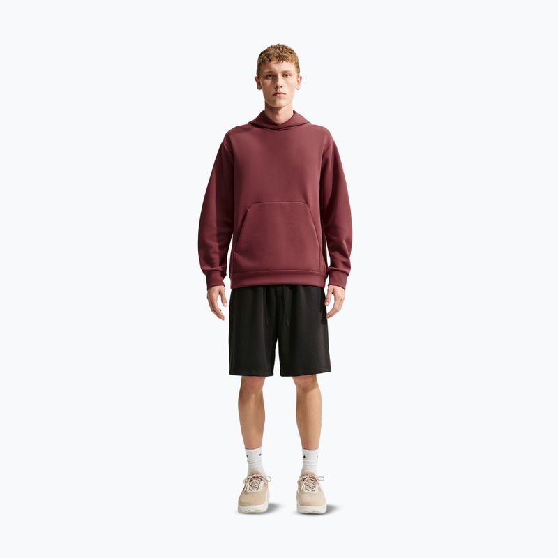 Мъжки суитшърт за тренировка Nike 24.7 ImpossiblySoft Light Boulder/Black/Burgundy Crush 2