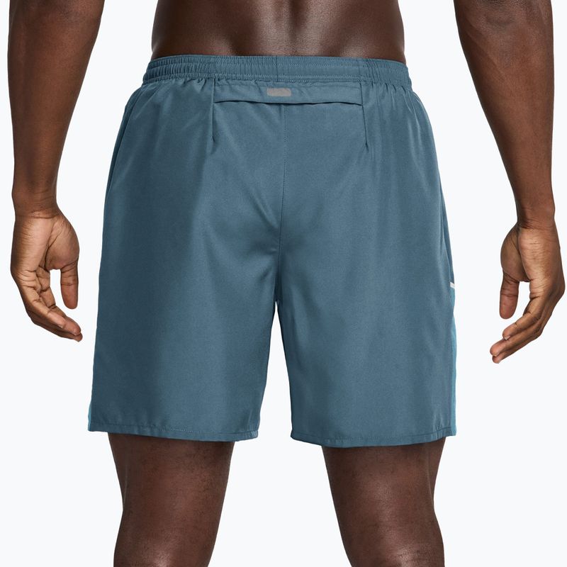 Мъжки шорти за бягане Nike Miler Dri-Fit 2in1 7" smokey blue/cerulean 2