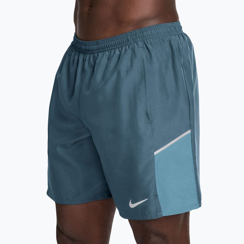 Мъжки шорти за бягане Nike Miler Dri-Fit 2in1 7" smokey blue/cerulean 3