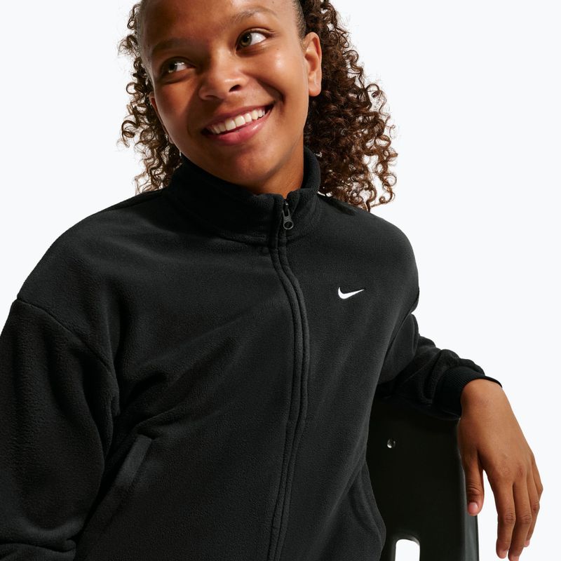 Детски поларен суитшърт Nike Sportswear black/white 5