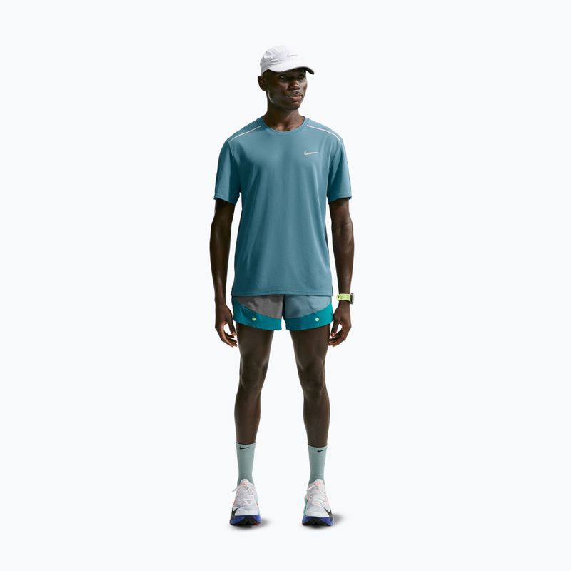 Мъжка тениска за бягане Nike Miler Dri-Fit UV smokey blue 2
