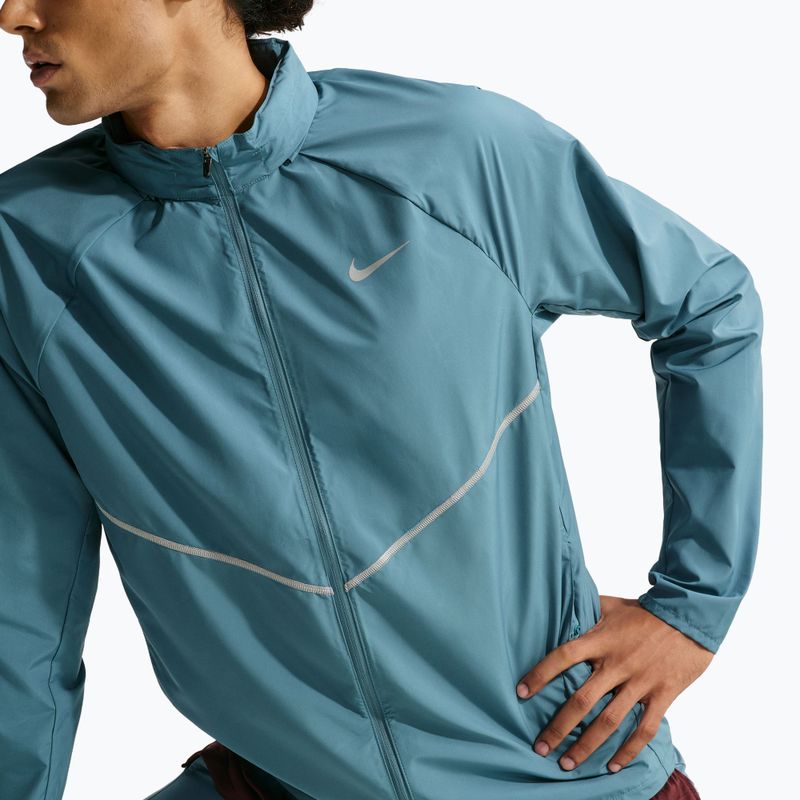 Мъжко яке за бягане Nike Miler Repel UV smokey blue/smokey blue 5
