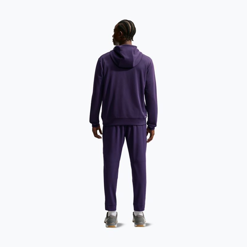 Мъжки панталони за бягане Nike Unlimited Dri-Fit Zippered Cuff Purple Dynasty/Black/Purple Dynasty 3