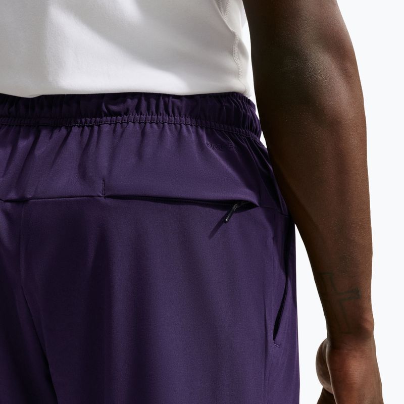 Мъжки панталони за бягане Nike Unlimited Dri-Fit Zippered Cuff Purple Dynasty/Black/Purple Dynasty 6