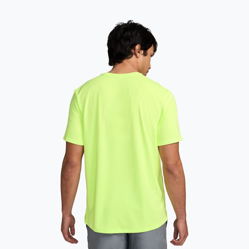 Мъжка тениска за бягане Nike Miler Dri-Fit UV light lemon twist 2