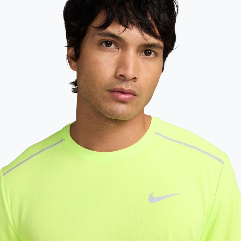 Мъжка тениска за бягане Nike Miler Dri-Fit UV light lemon twist 3