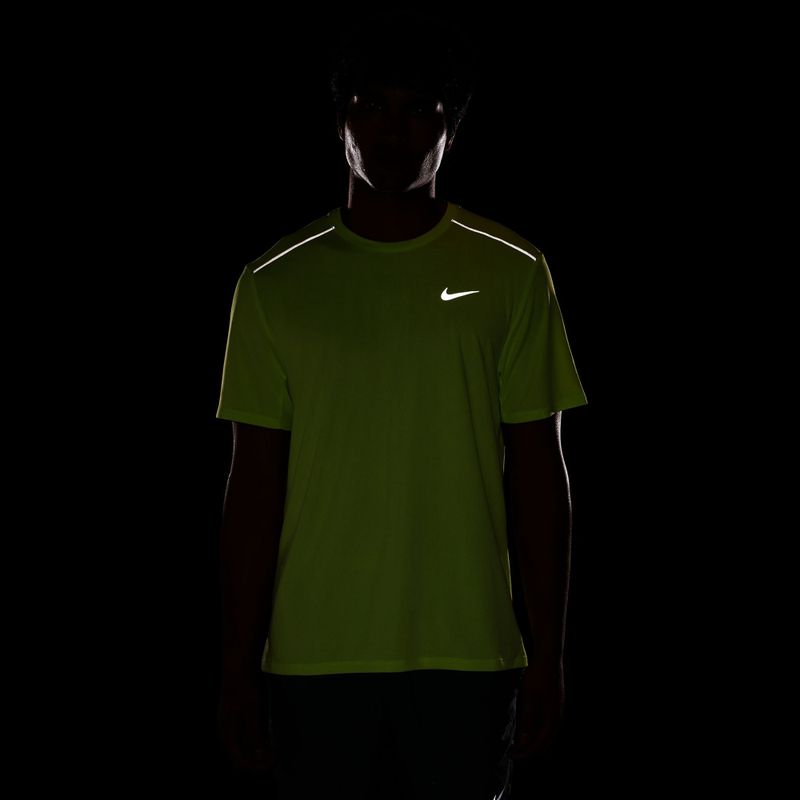 Мъжка тениска за бягане Nike Miler Dri-Fit UV light lemon twist 4
