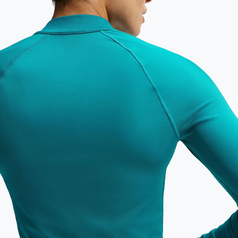 Дамски суитшърт за тренировка Nike Pro Seamless Full Zip Top bright spruce 6