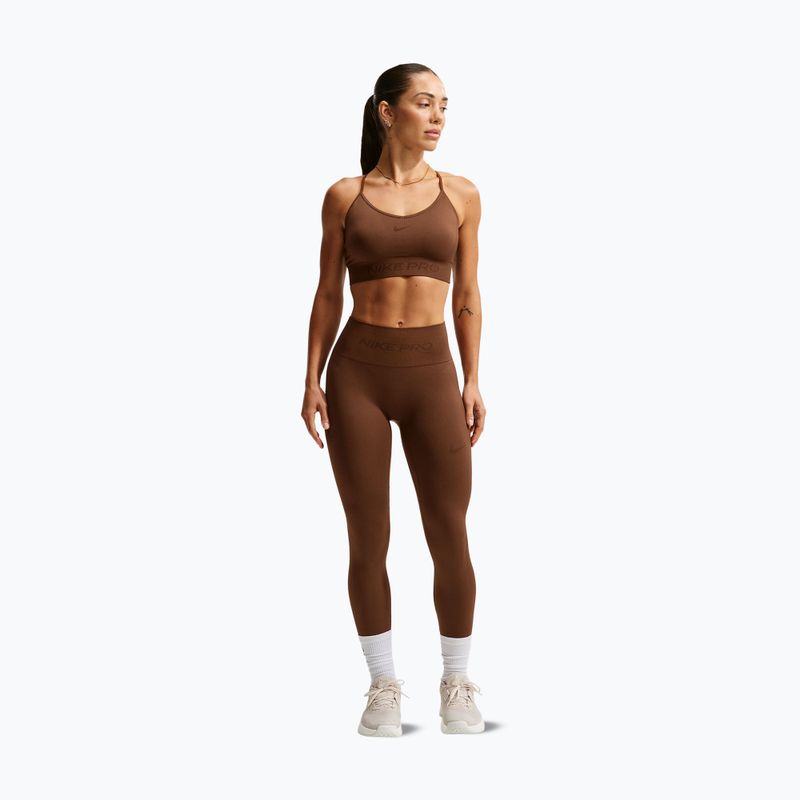 Дамски клин Nike Pro Seamless High-Waisted 7/8 cacao wow 2