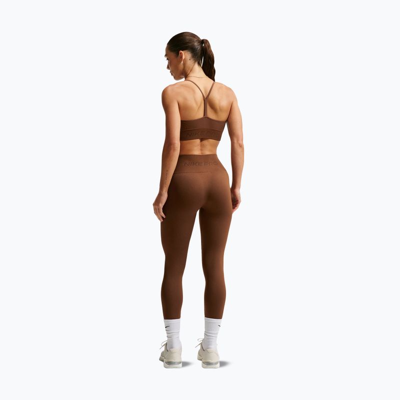 Дамски клин Nike Pro Seamless High-Waisted 7/8 cacao wow 3