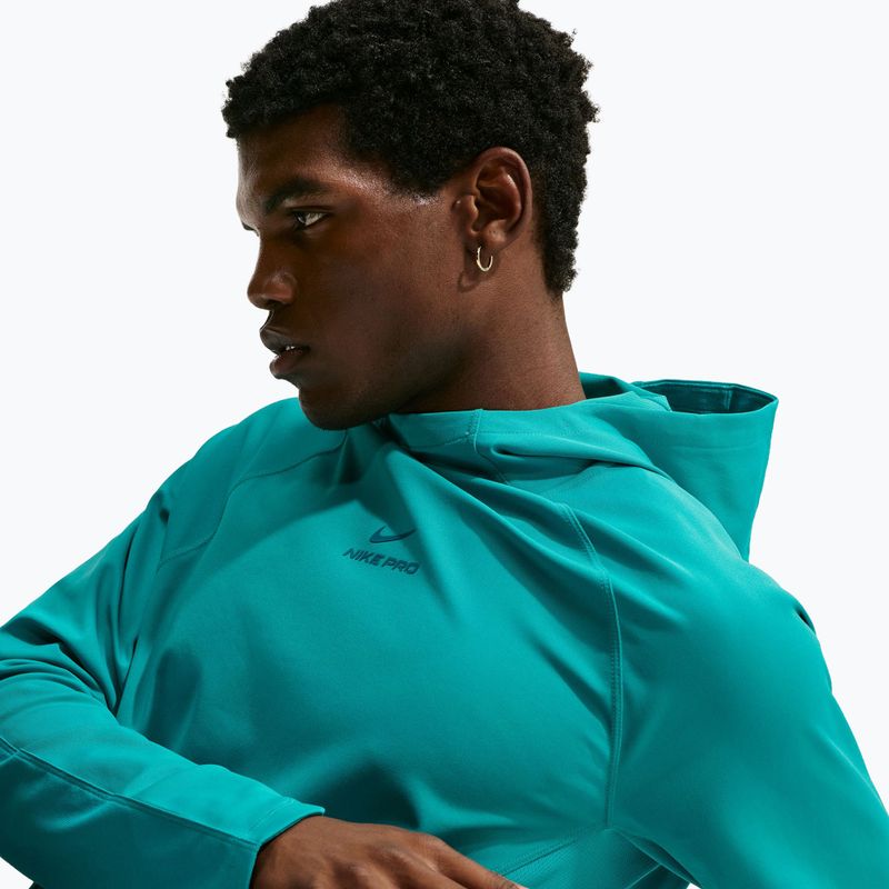 Мъжки суитшърт за тренировка Nike Pro energy/bright spruce 5