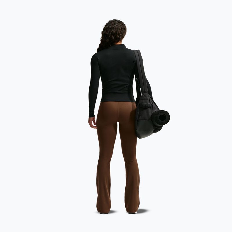 Дамски клин Nike One High Waisted Flared cacao wow/white 3