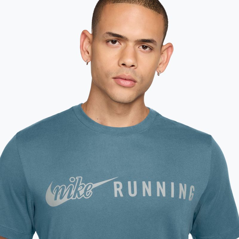 Мъжка тениска за бягане Nike Dri-Fit Running T-Shirt smokey blue 3