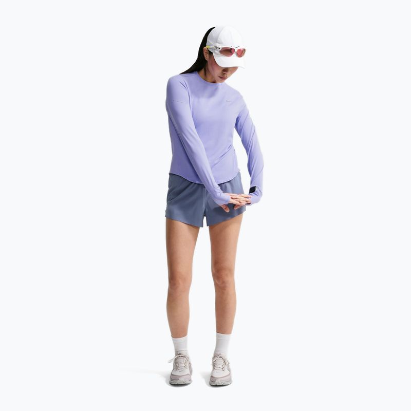 Дамска блуза за бягане с дълъг ръкав Nike Swift Dri-FIT UV LS purple pulse 2