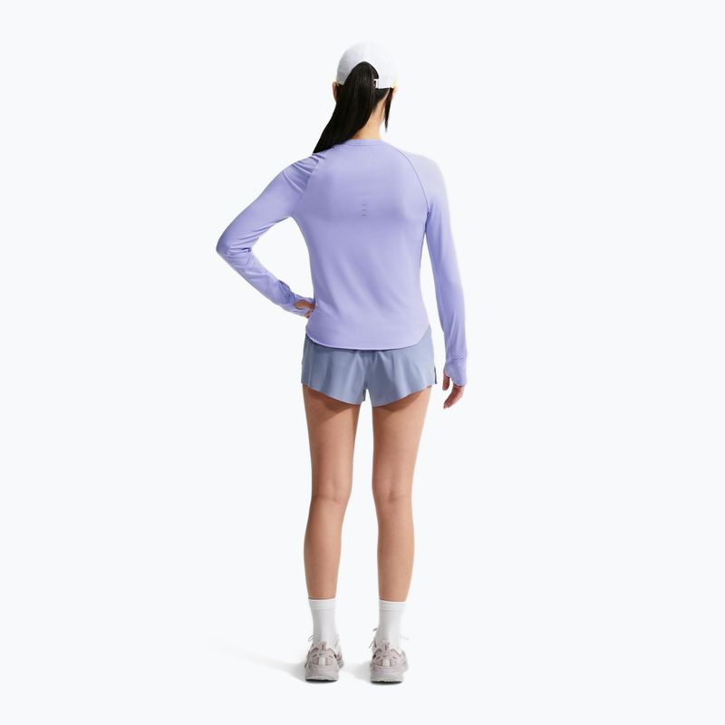 Дамска блуза за бягане с дълъг ръкав Nike Swift Dri-FIT UV LS purple pulse 3