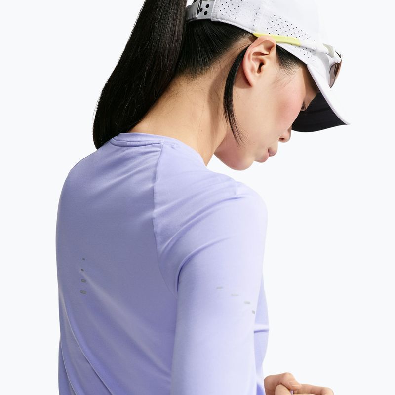 Дамска блуза за бягане с дълъг ръкав Nike Swift Dri-FIT UV LS purple pulse 6