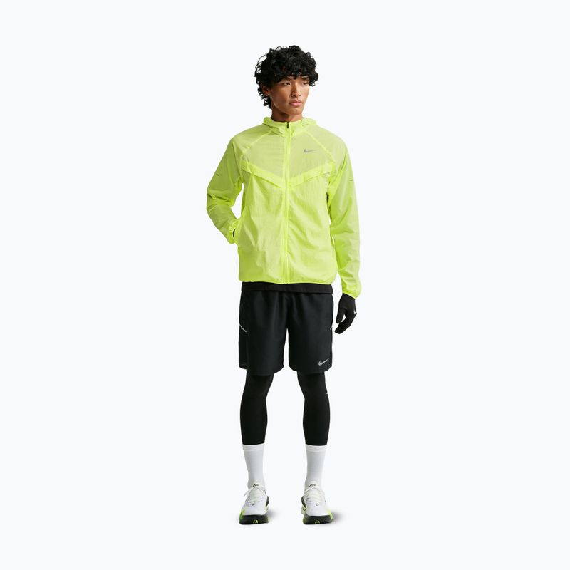 Мъжко яке за бягане Nike Stride Repel UV light lemon twist 2