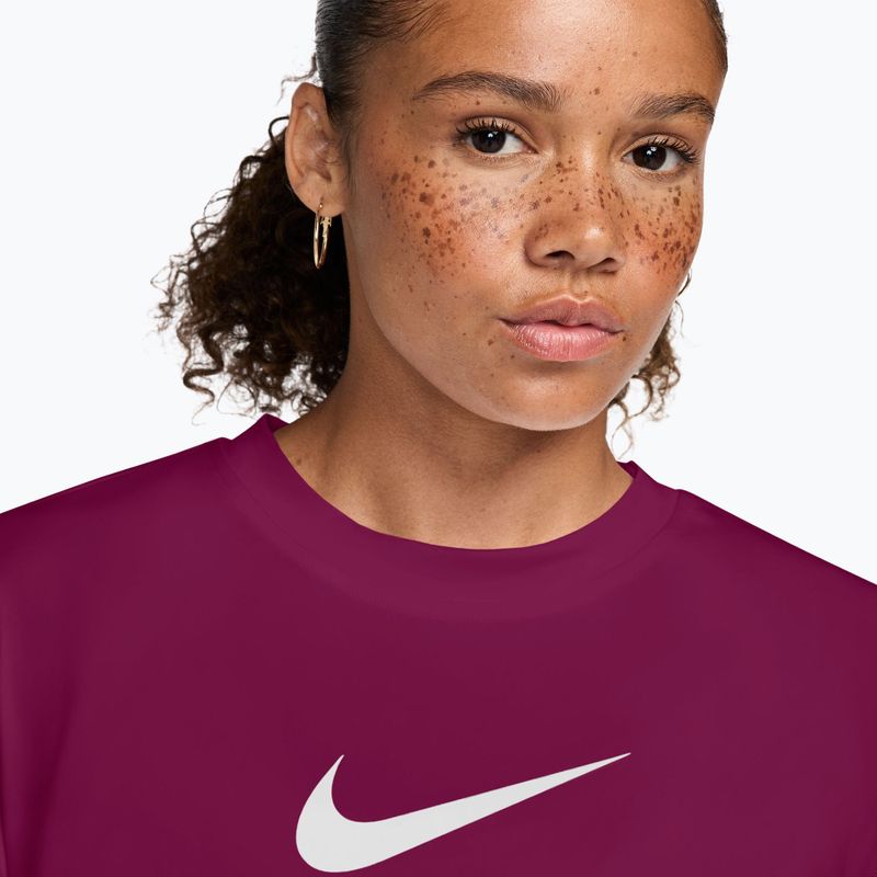 Дамска тренировъчна тениска Nike Pro Dri-Fit Loose true berry/white 3