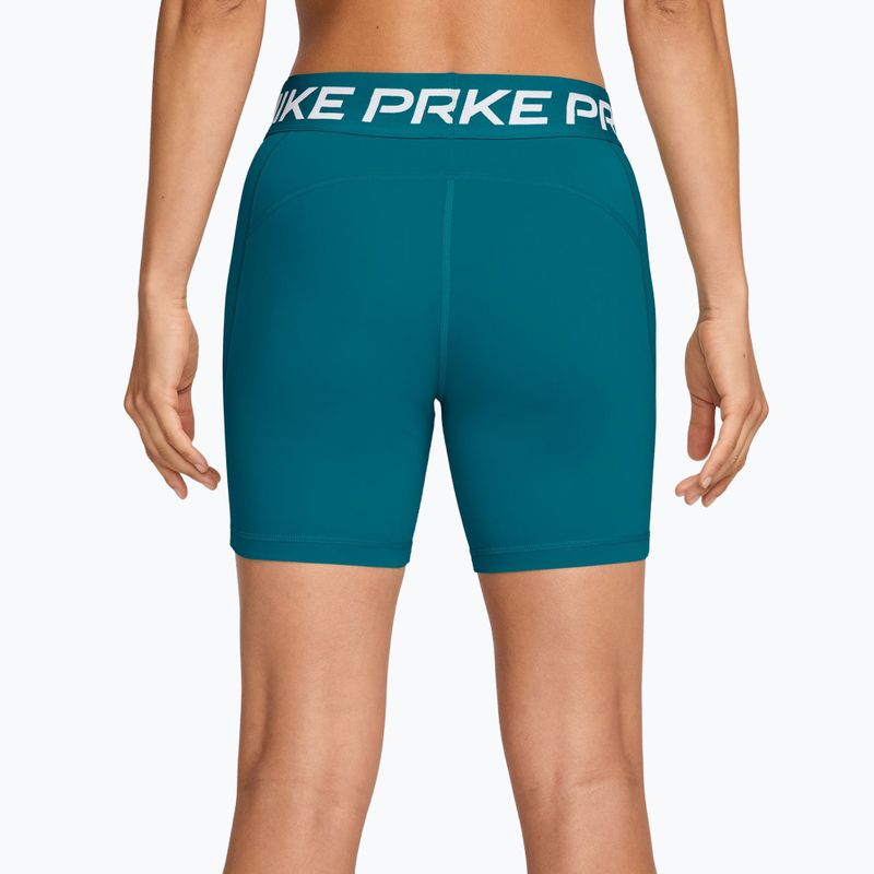 Дамски къси панталони/шорти Nike Pro 365 bright spruce/white 2