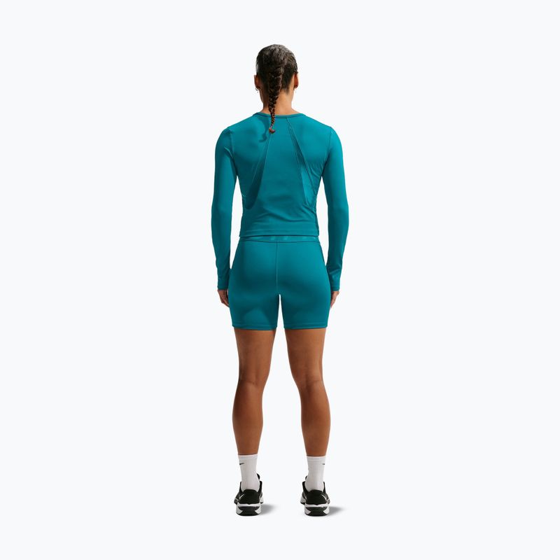 Дамска блуза с дълъг ръкав за  тренировка Nike Pro Sculpt bright spruce/bright spruce 3