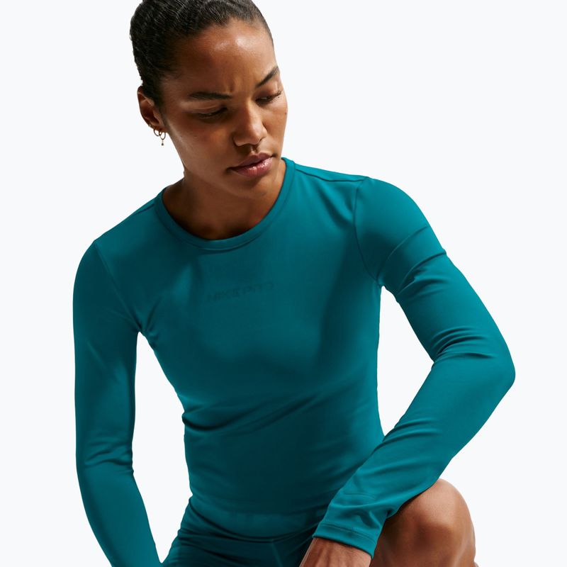 Дамска блуза с дълъг ръкав за  тренировка Nike Pro Sculpt bright spruce/bright spruce 4