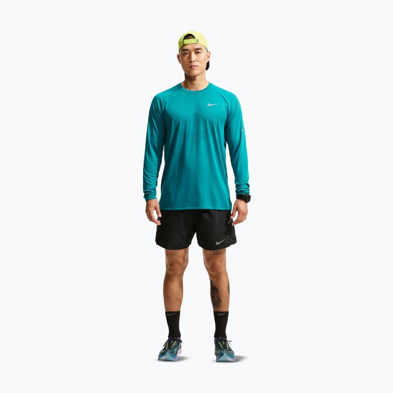 Мъжка блуза за бягане с дълъг ръкав Nike Stride bright spruce 2