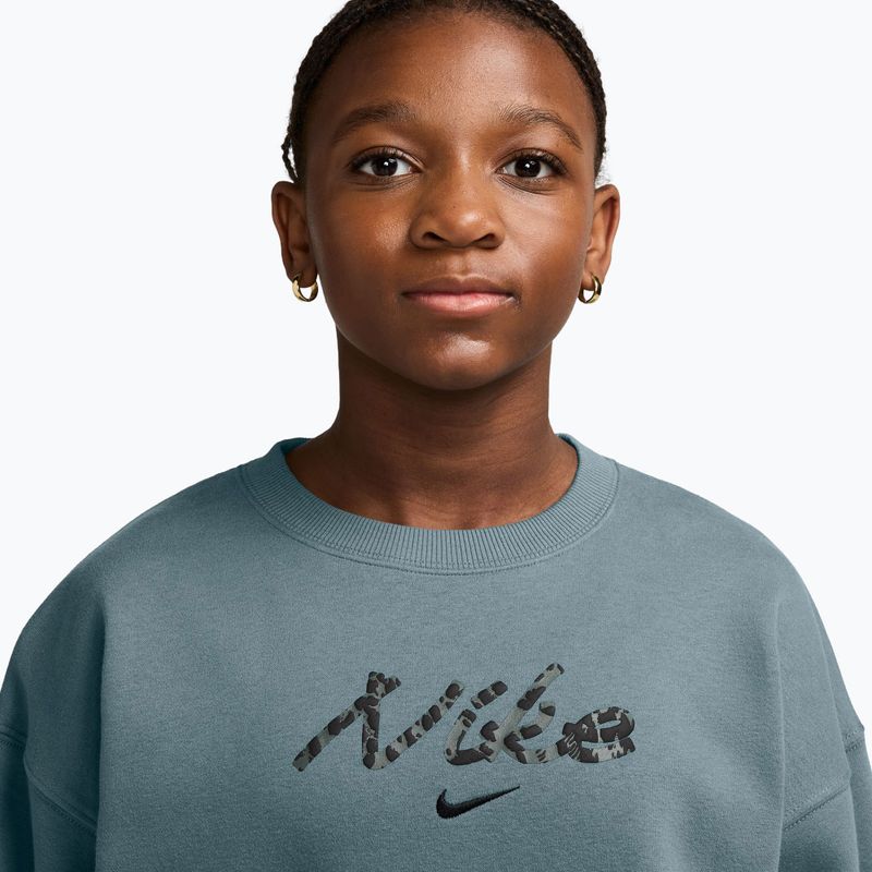 Детски суитшърт Nike Sportswear Studio mineral slate 3